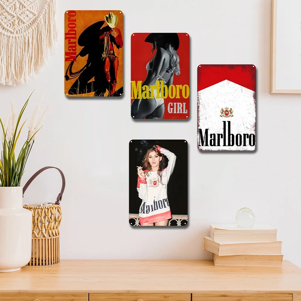 8x12 Pin-Up Girl Metal Sign – Retro Tin Wall Art for Garage & Bar Decor | Liberty Signs #ZH3002