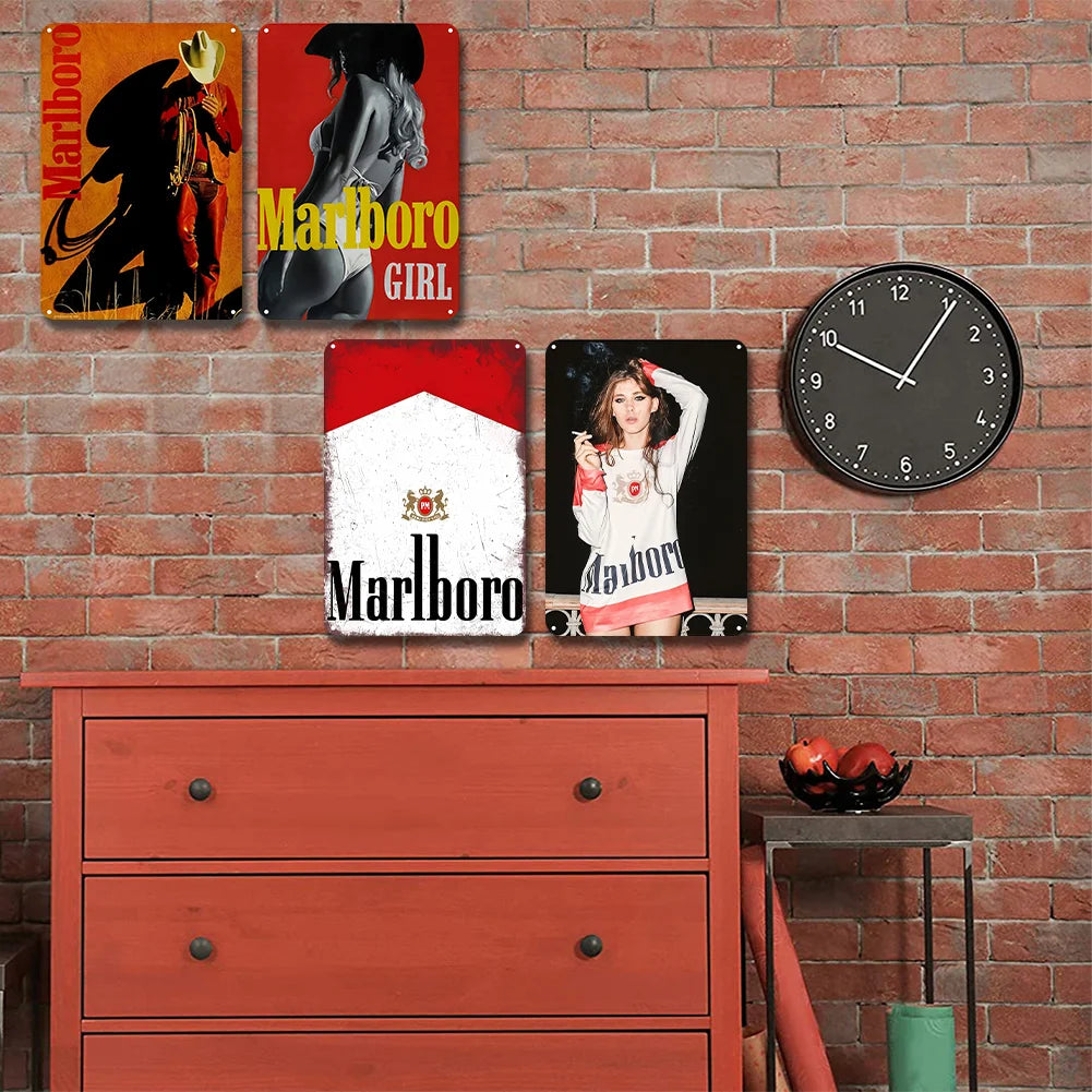 8x12 Pin-Up Girl Metal Sign – Retro Tin Wall Art for Garage & Bar Decor | Liberty Signs #ZH3002