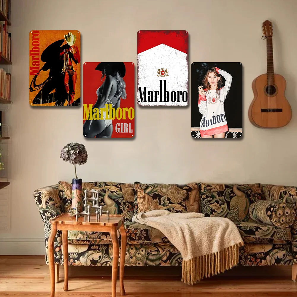 8x12 Pin-Up Girl Metal Sign – Retro Tin Wall Art for Garage & Bar Decor | Liberty Signs #ZH3002