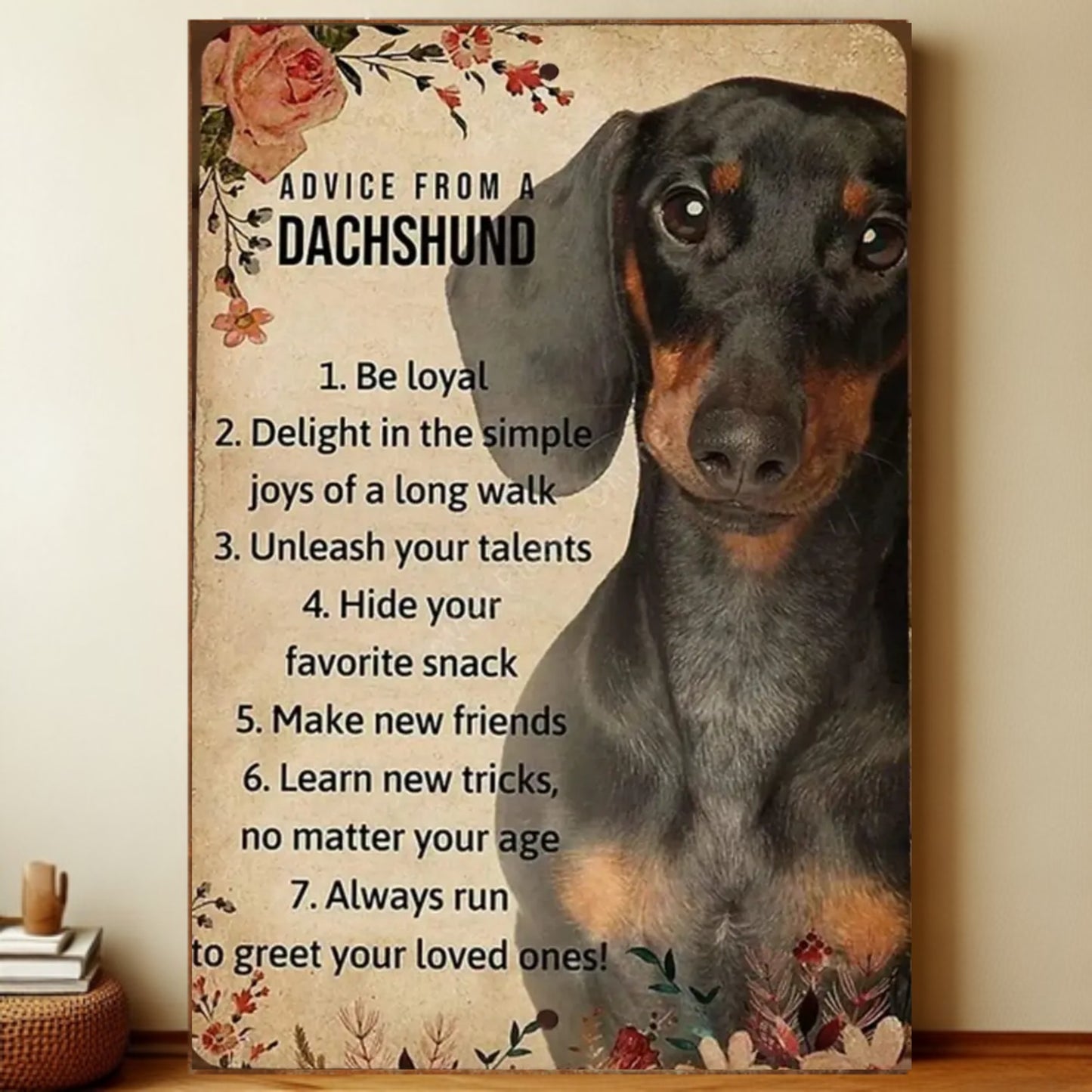 8x12 Funny Dog Metal Sign – Vintage Tin Wall Art for Pet Lovers & Homes | Liberty Signs #1029