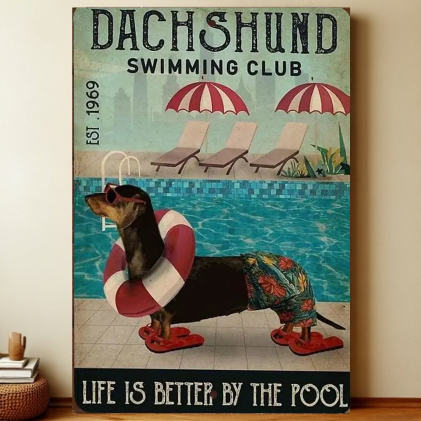 8x12 Funny Dog Metal Sign – Vintage Tin Wall Art for Pet Lovers & Homes | Liberty Signs #1043