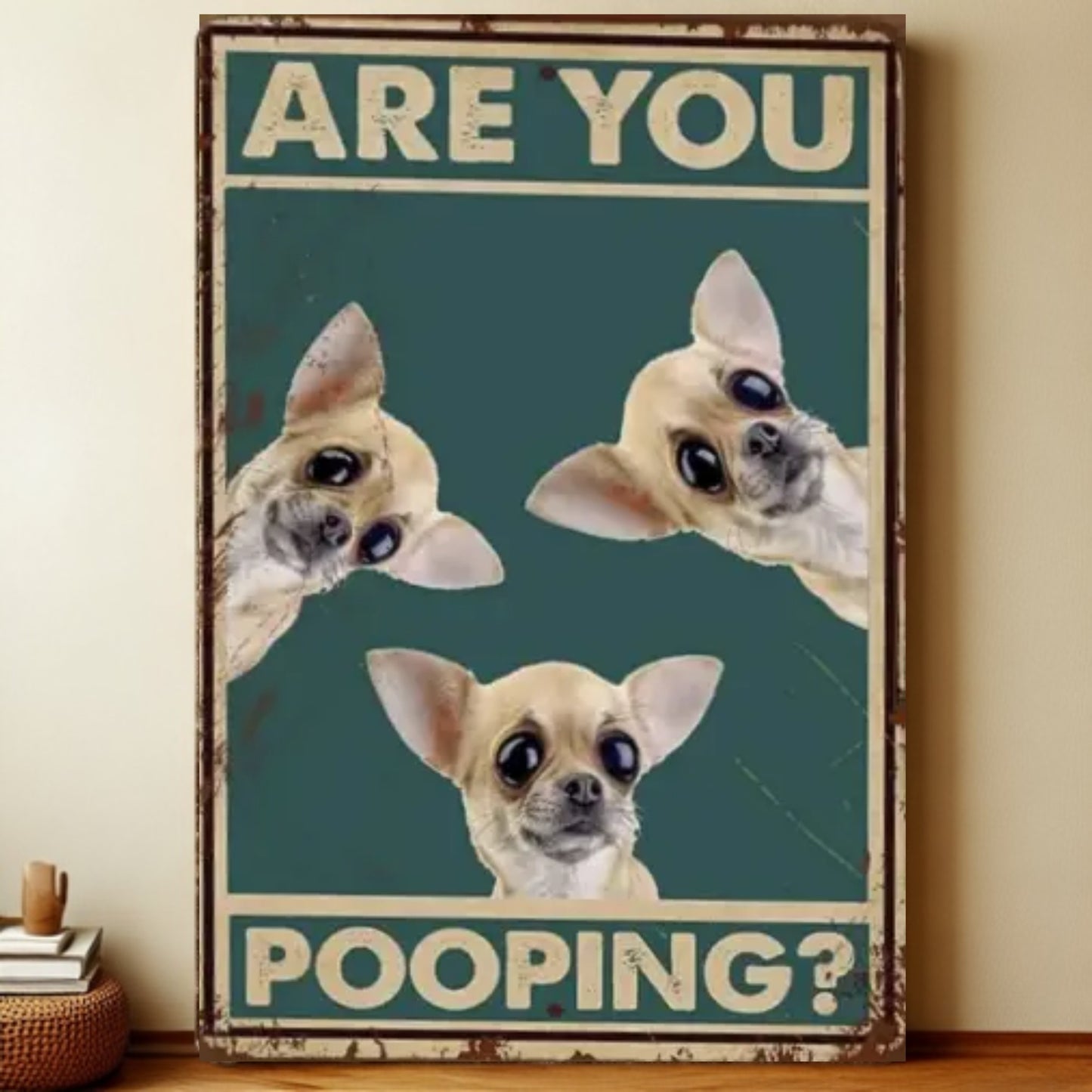 8x12 Funny Dog Metal Sign – Vintage Tin Wall Art for Pet Lovers & Homes | Liberty Signs #1106