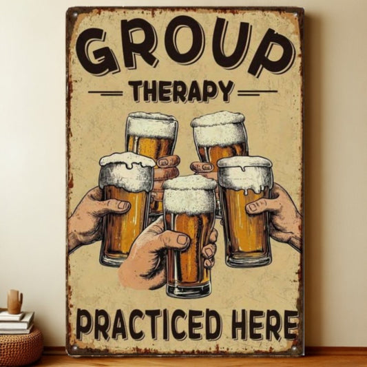 8x12 Funny Bar Metal Sign – Tin Wall Art for Home Bars & Man Caves | Liberty Signs #5004