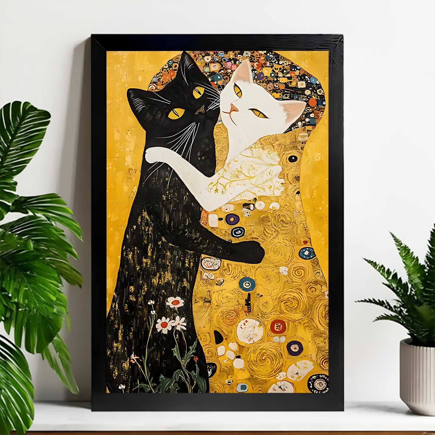 Neutral Abstract Framed Wall Art – Minimalist Line Art for Office or Studio | Liberty Signs#M3544