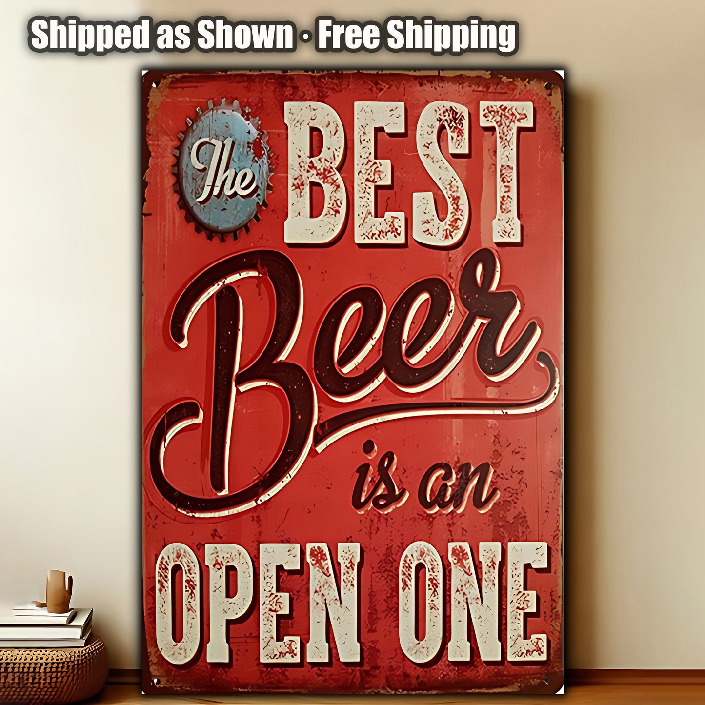 8x12 Funny Bar Metal Sign – Tin Wall Art for Home Bars & Man Caves (1/3/6/10 Pieces) | Liberty Signs #ZH5251