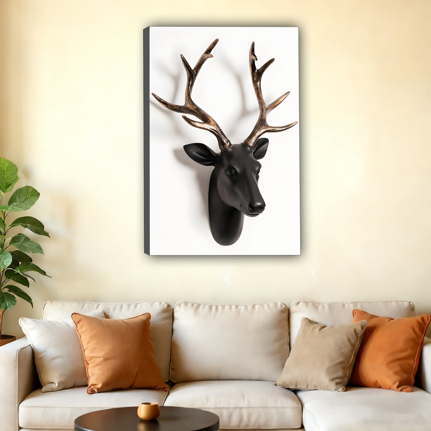 Neutral Abstract Framed Wall Art - Minimalist Line Art for Office or Studio Liberty Signs#SZ064