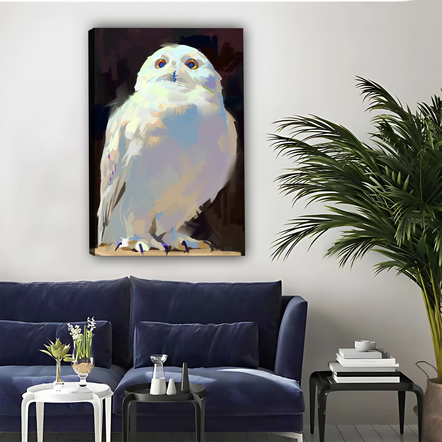 Funny Bird Art - Canvas Wall Art - Abstract Funny Living Room Decor| Liberty Signs #SZ047