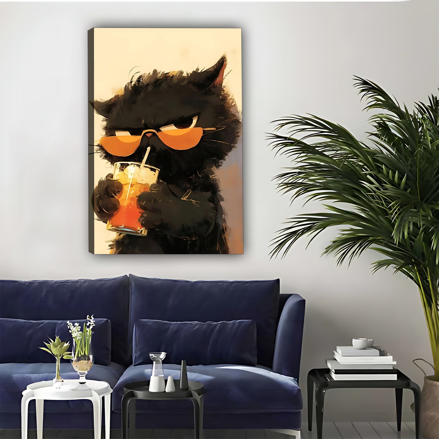 Neutral Abstract Framed Wall Art – Minimalist Line Art for Office or Studio | Liberty Signs#M3421