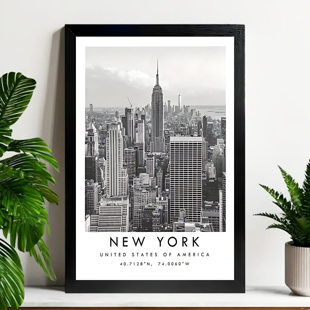 Neutral Abstract Framed Wall Art – Minimalist Line Art for Office or Studio | Liberty Signs#M3182