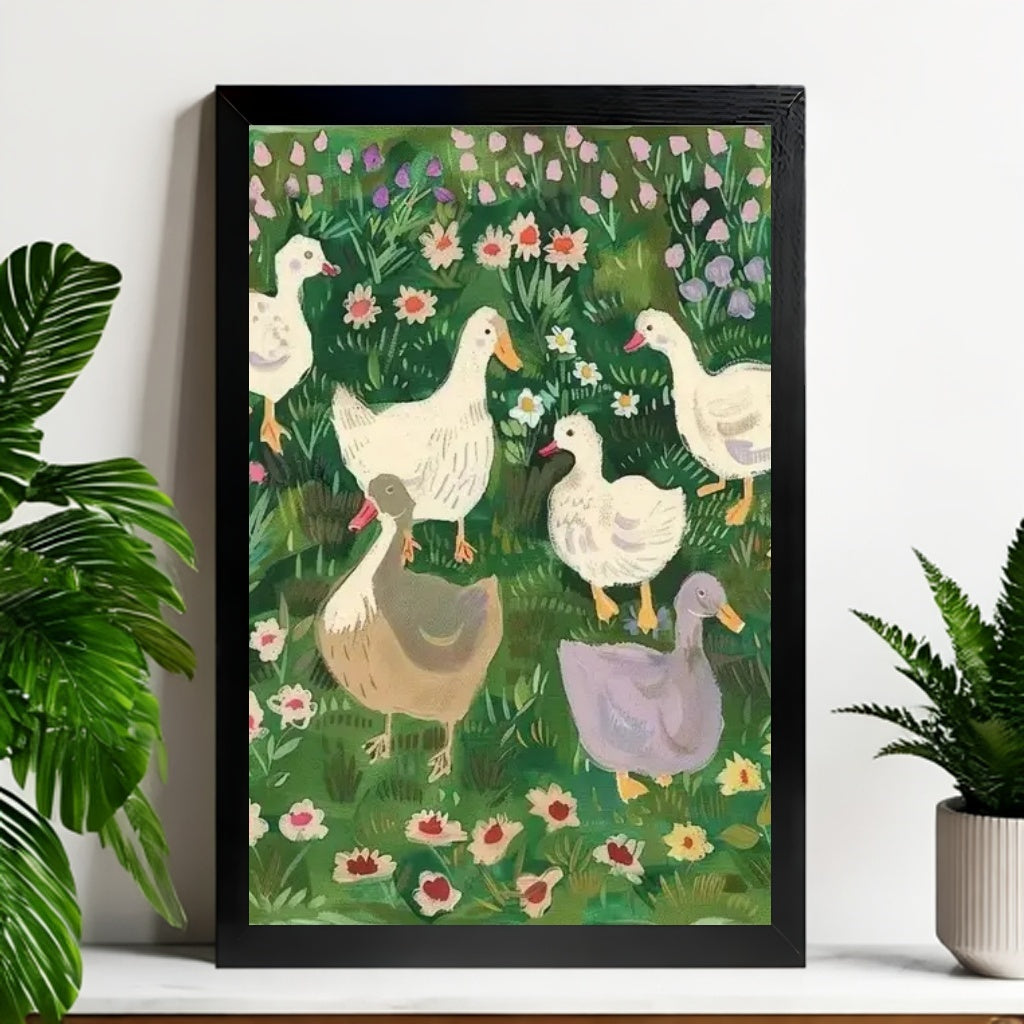 12x18 Beige Boho Framed Wall Art – Neutral Decorative Print for Bedroom or Gallery | Liberty Signs #M20039