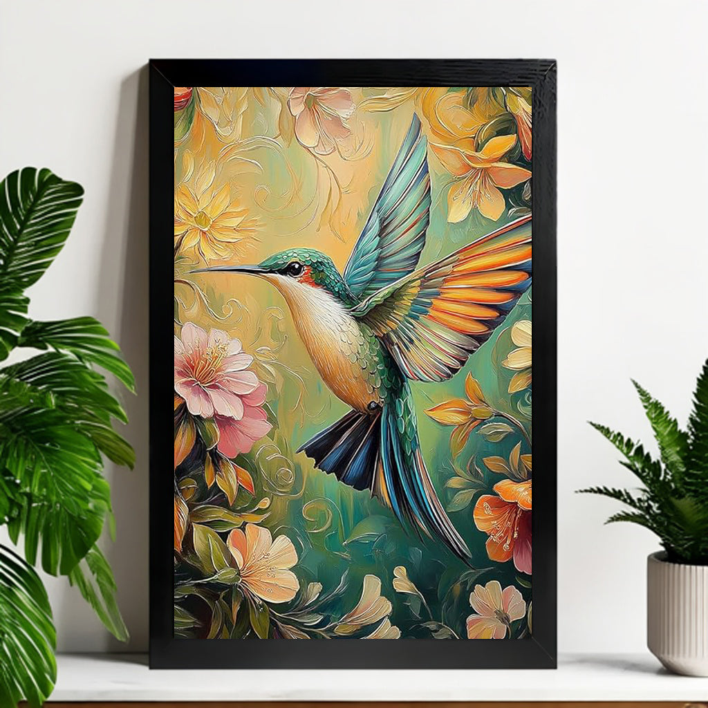 12x18 Beige Boho Framed Wall Art – Neutral Decorative Print for Bedroom or Gallery | Liberty Signs #M9005