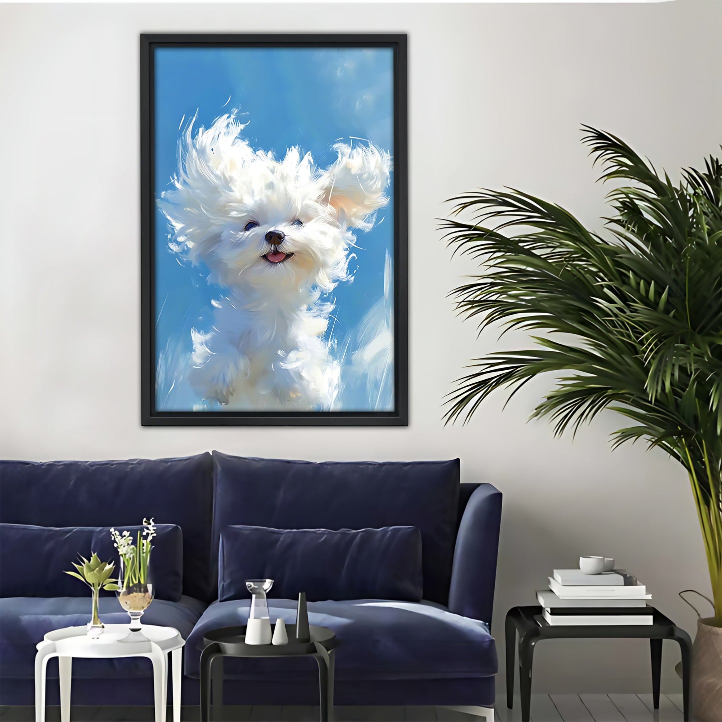 Neutral Abstract Framed Wall Art – Minimalist Line Art for Office or Studio | Liberty Signs#M3301