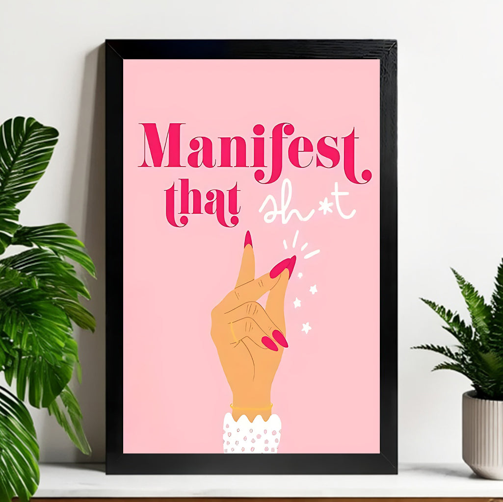 Neutral Abstract Framed Wall Art – Minimalist Line Art for Office or Studio | Liberty Signs#M3183