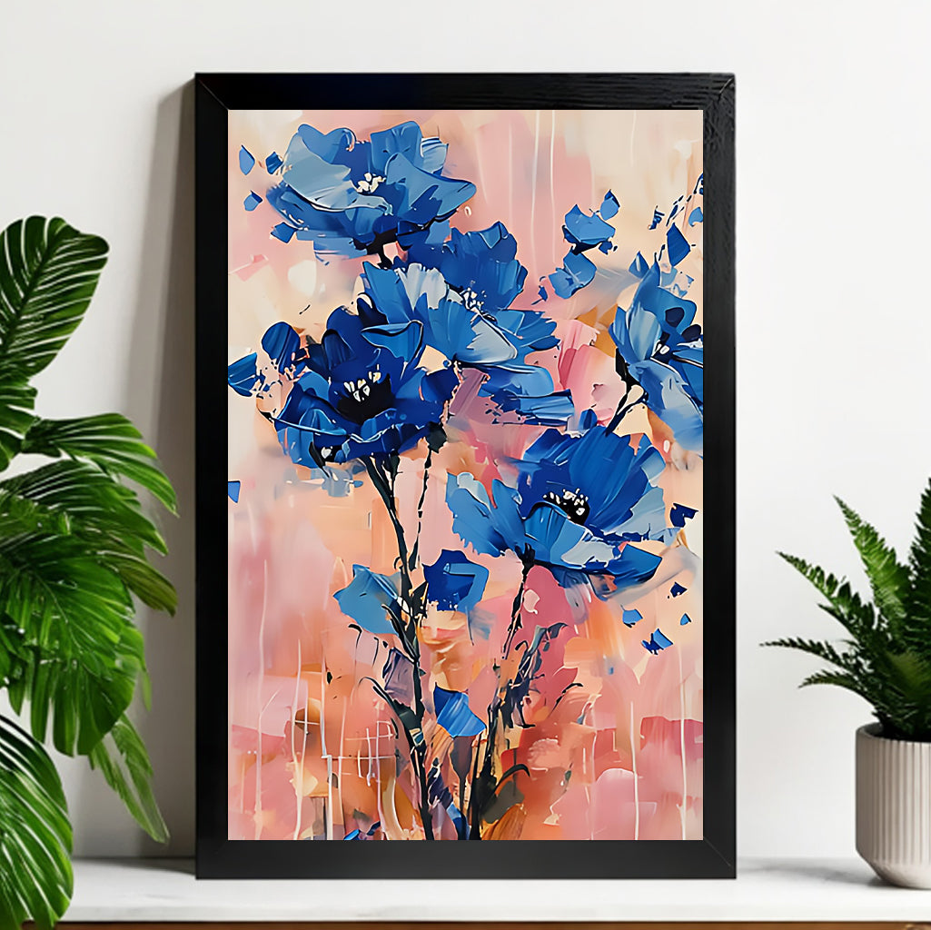 12x18 Wildflower Framed Art Print – Rustic Botanical Wall Decor for Entryway or Bedroom | Liberty Signs #M2063