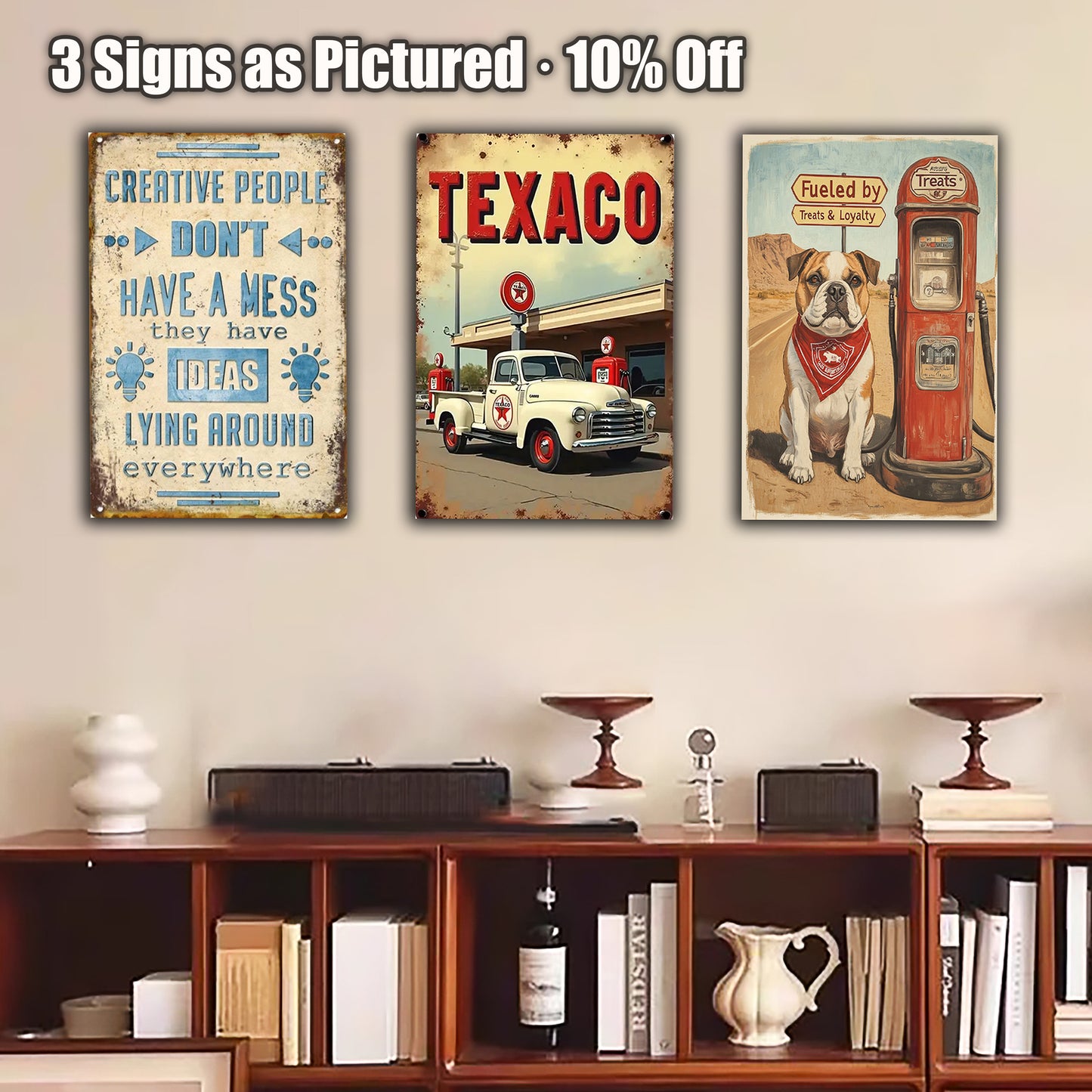 8x12 Classic Car Metal Sign – Vintage Tin Wall Art for Auto Fans & Garages (1/3/6/10 Pieces)| Liberty Signs #ZH4054