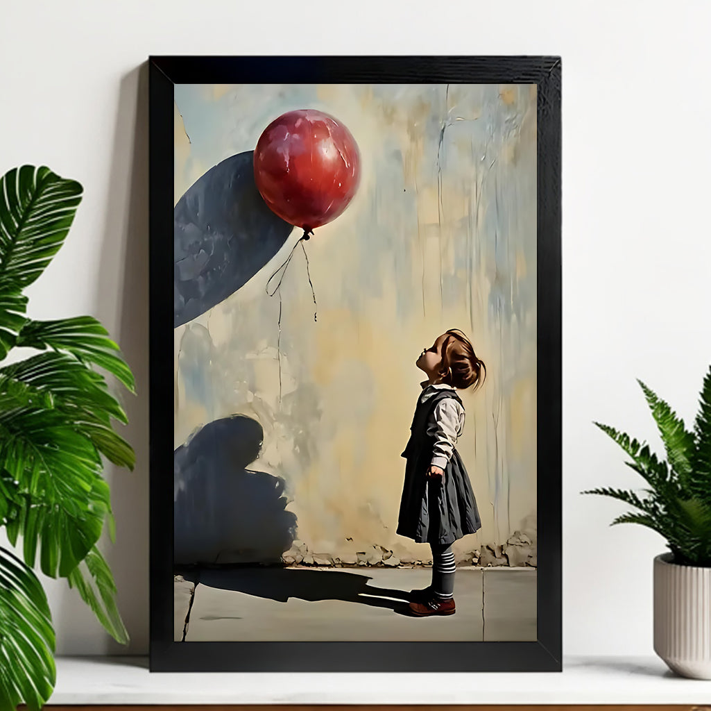 Neutral Abstract Framed Wall Art – Minimalist Line Art for Office or Studio | Liberty Signs#M3259