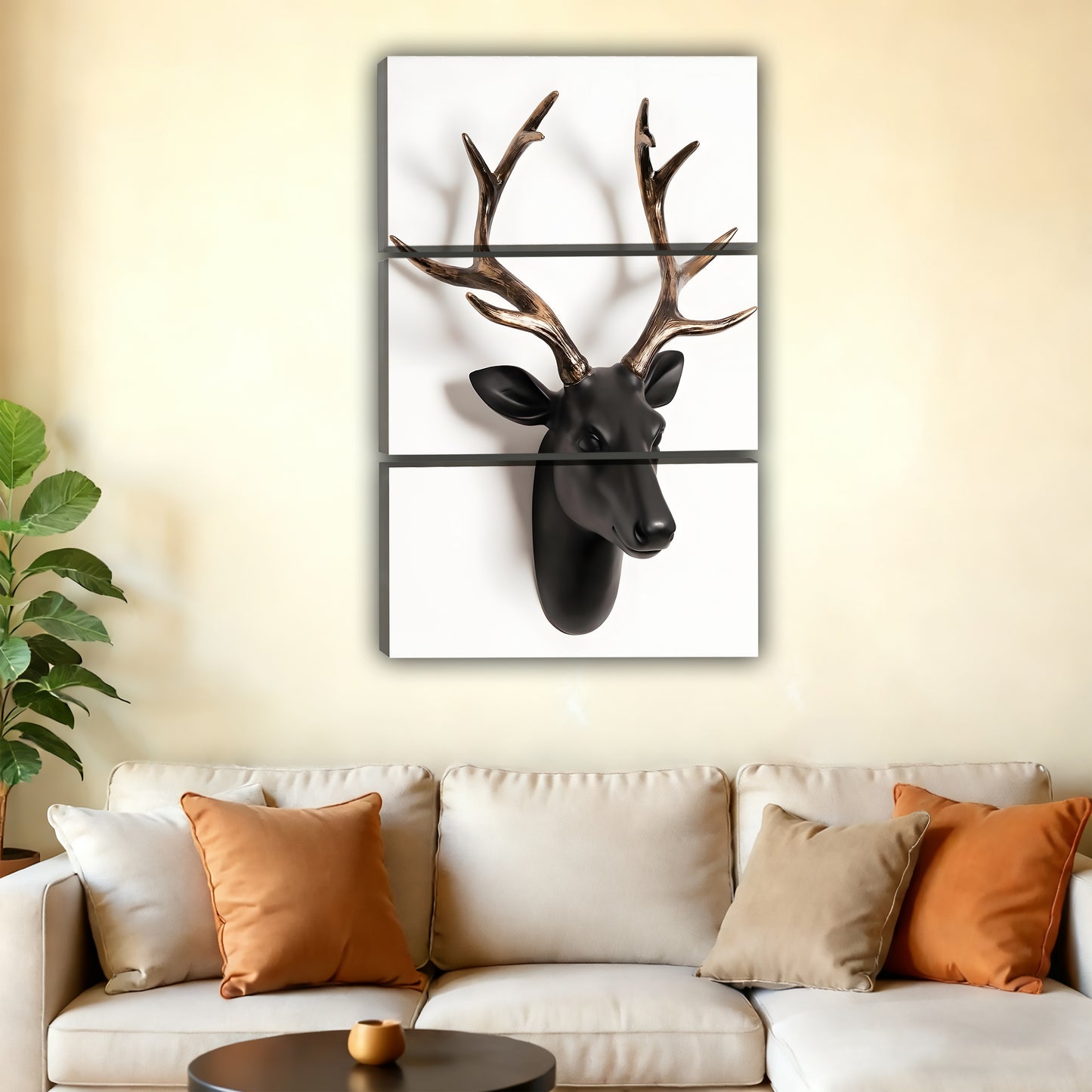 Neutral Abstract Framed Wall Art - Minimalist Line Art for Office or Studio Liberty Signs#SZ064