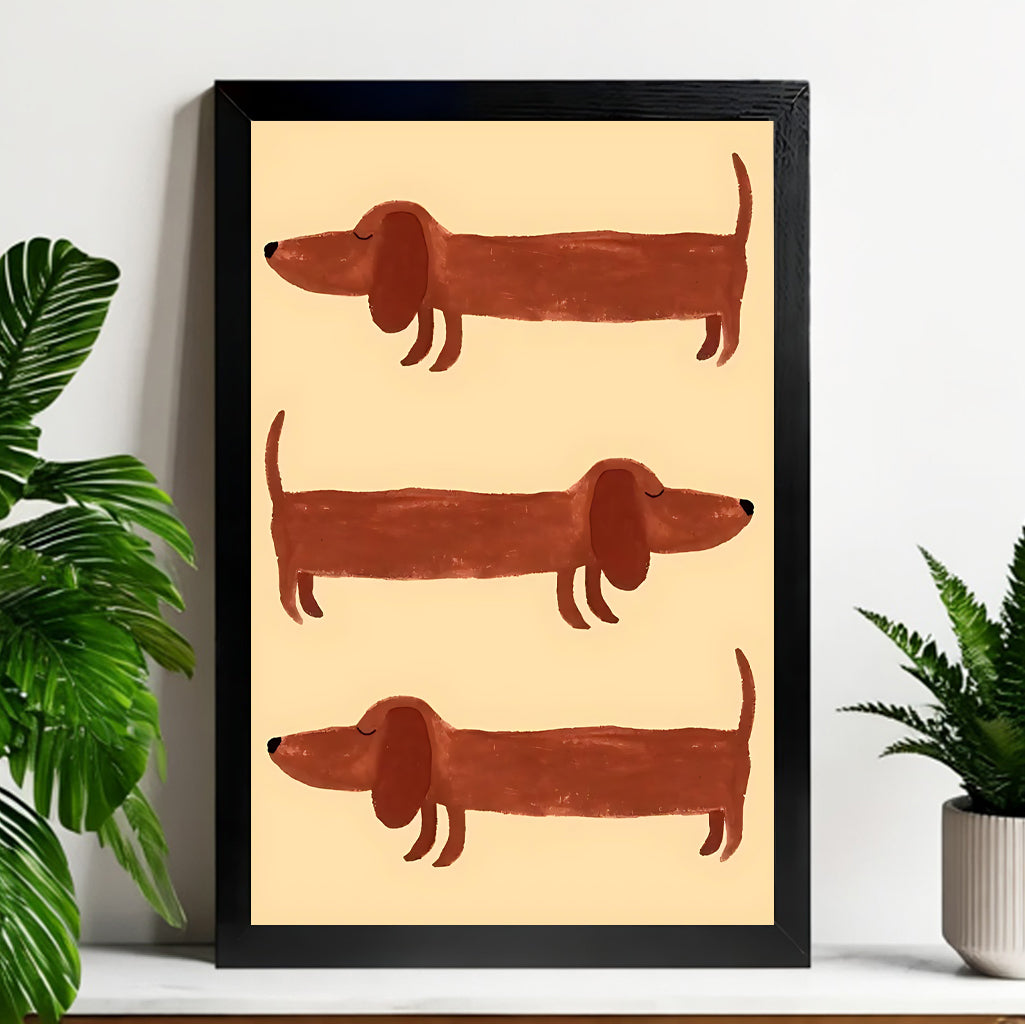 Neutral Abstract Framed Wall Art – Minimalist Line Art for Office or Studio | Liberty Signs#M3260
