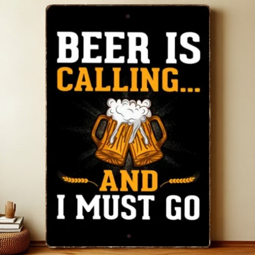 Funny WTF Drinking Sign – Rustic Metal Wall Decor For Bars, Man Caves, And Game Rooms – 12x8 Inches #322