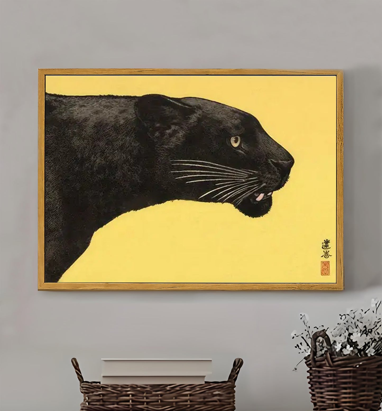 12x18 Framed Wall Art - Animal Theme Decor, Suitable for Bedroom, Living Room or Entrance | Liberty Signs #M7004