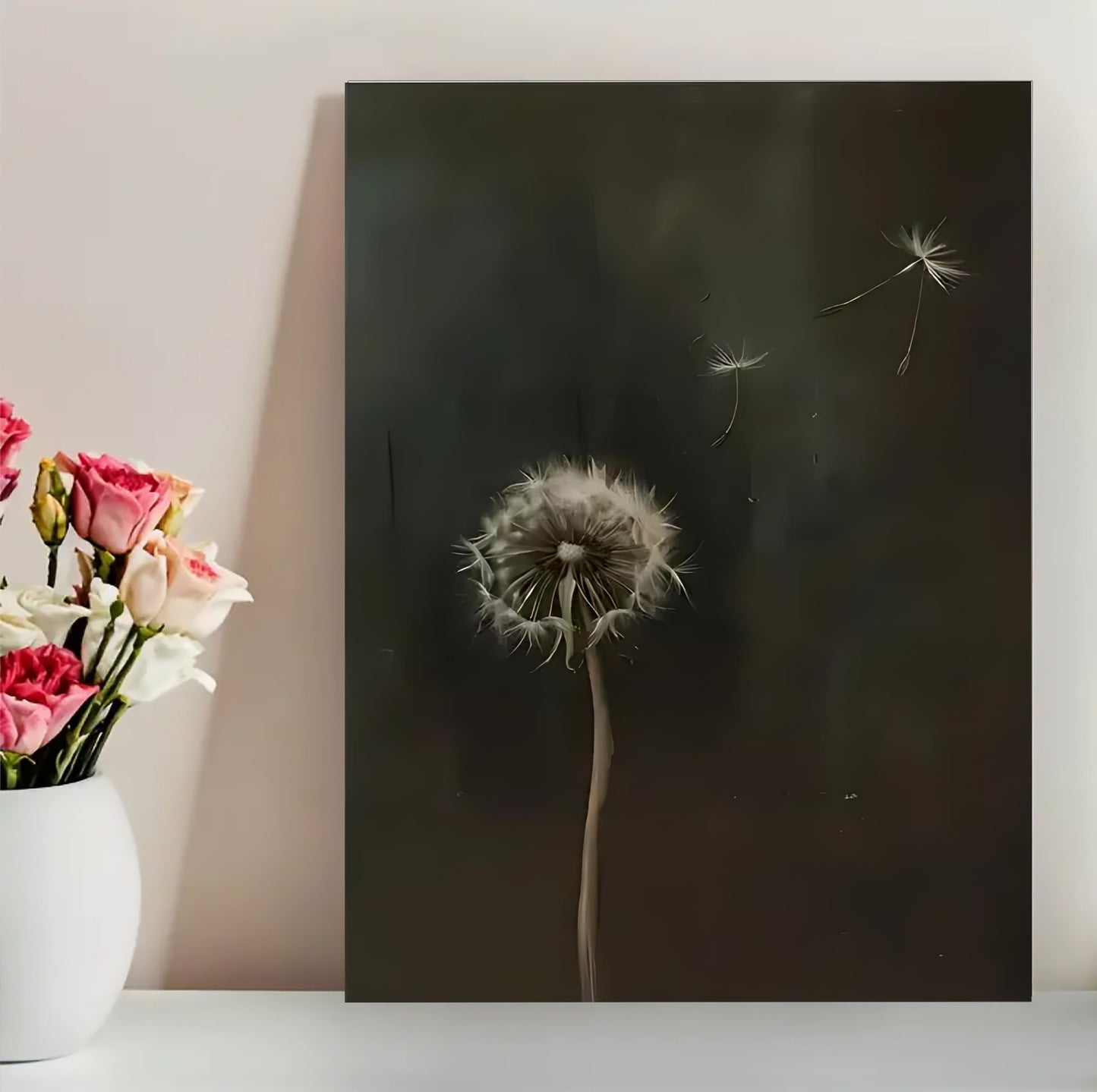 12x16 Pink Peony Floral Canvas Art – Elegant Botanical Print for Bedroom & Entryway | Liberty Signs#F2026
