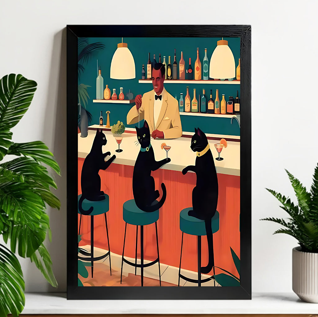 Neutral Abstract Framed Wall Art – Minimalist Line Art for Office or Studio | Liberty Signs#M3187