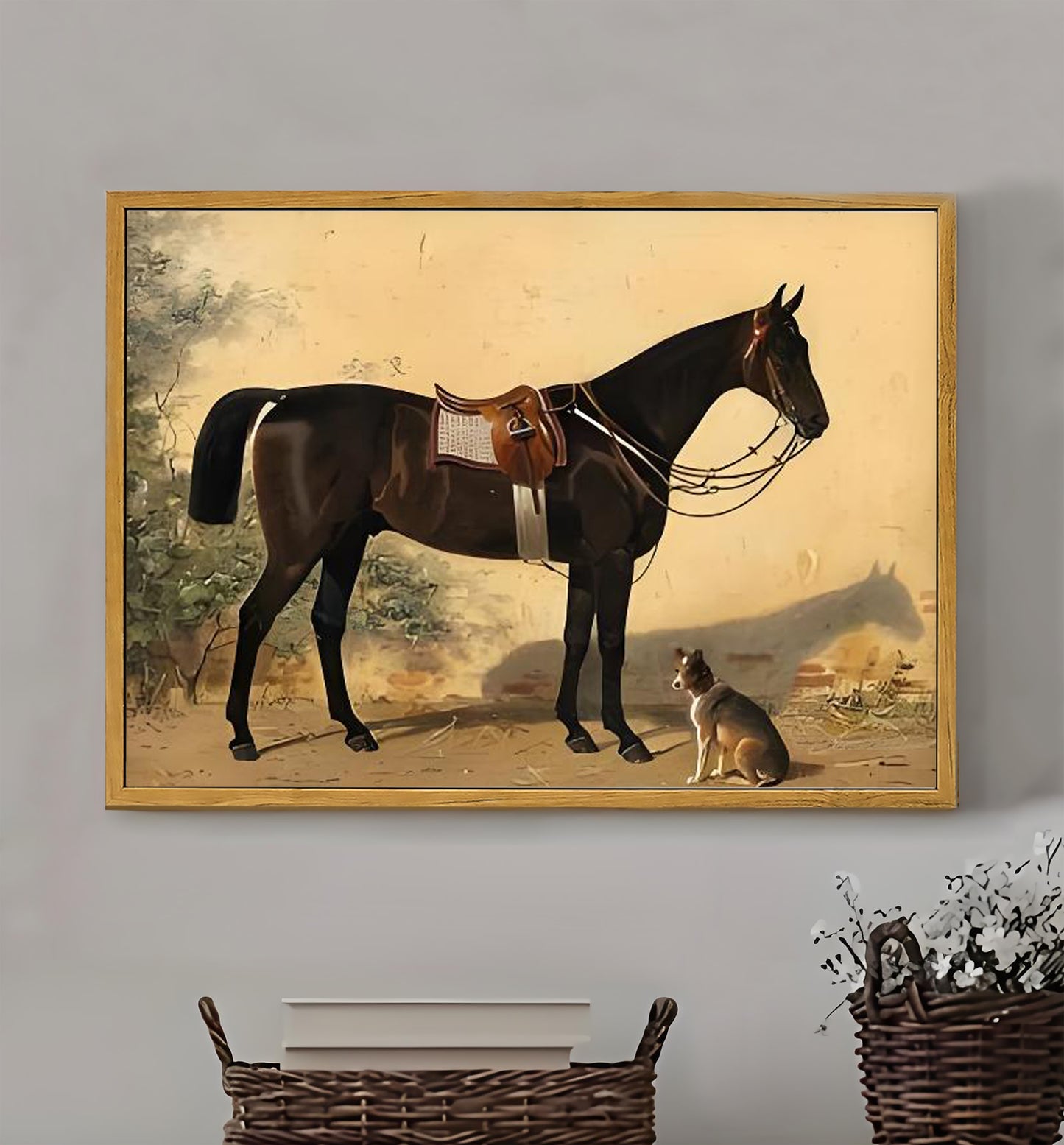 12x18 Framed Wall Art - Animal Theme Decor, Suitable for Bedroom, Living Room or Entrance | Liberty Signs #M7001