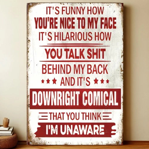 8x12 Funny Bar Metal Sign – Tin Wall Art for Home Bars & Man Caves | Liberty Signs #5024