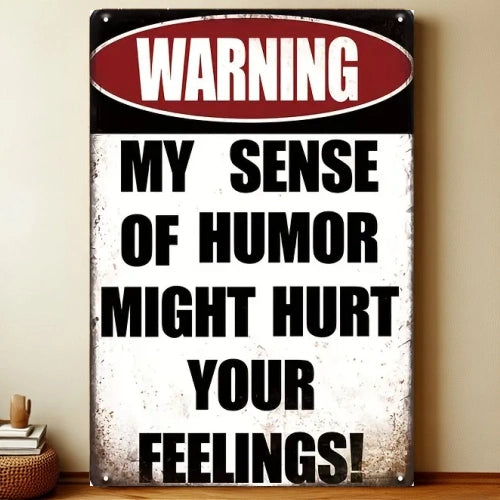 8x12 Funny Bar Metal Sign – Tin Wall Art for Home Bars & Man Caves | Liberty Signs #5025