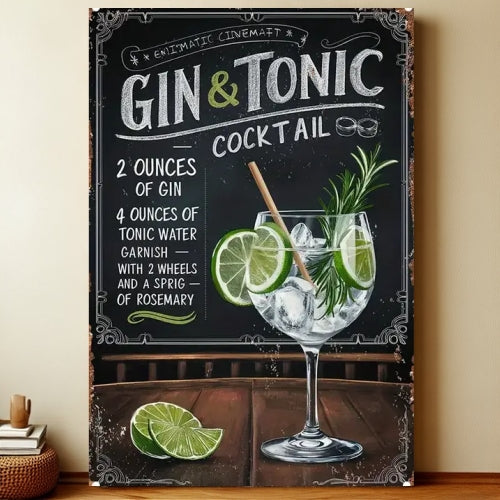 8x12 Funny Bar Metal Sign – Tin Wall Art for Home Bars & Man Caves | Liberty Signs #5033