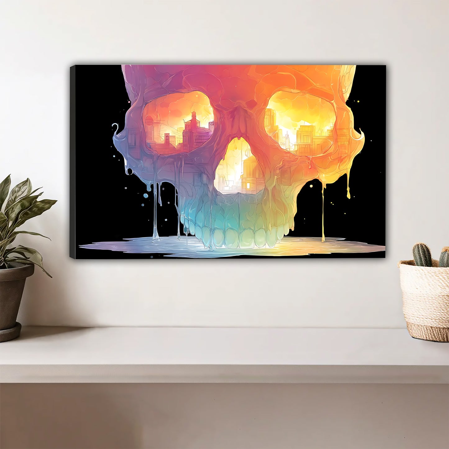 Halloween Collection - Canvas Wall Art - Holiday Living Room Decor | Liberty Sign #HZ016