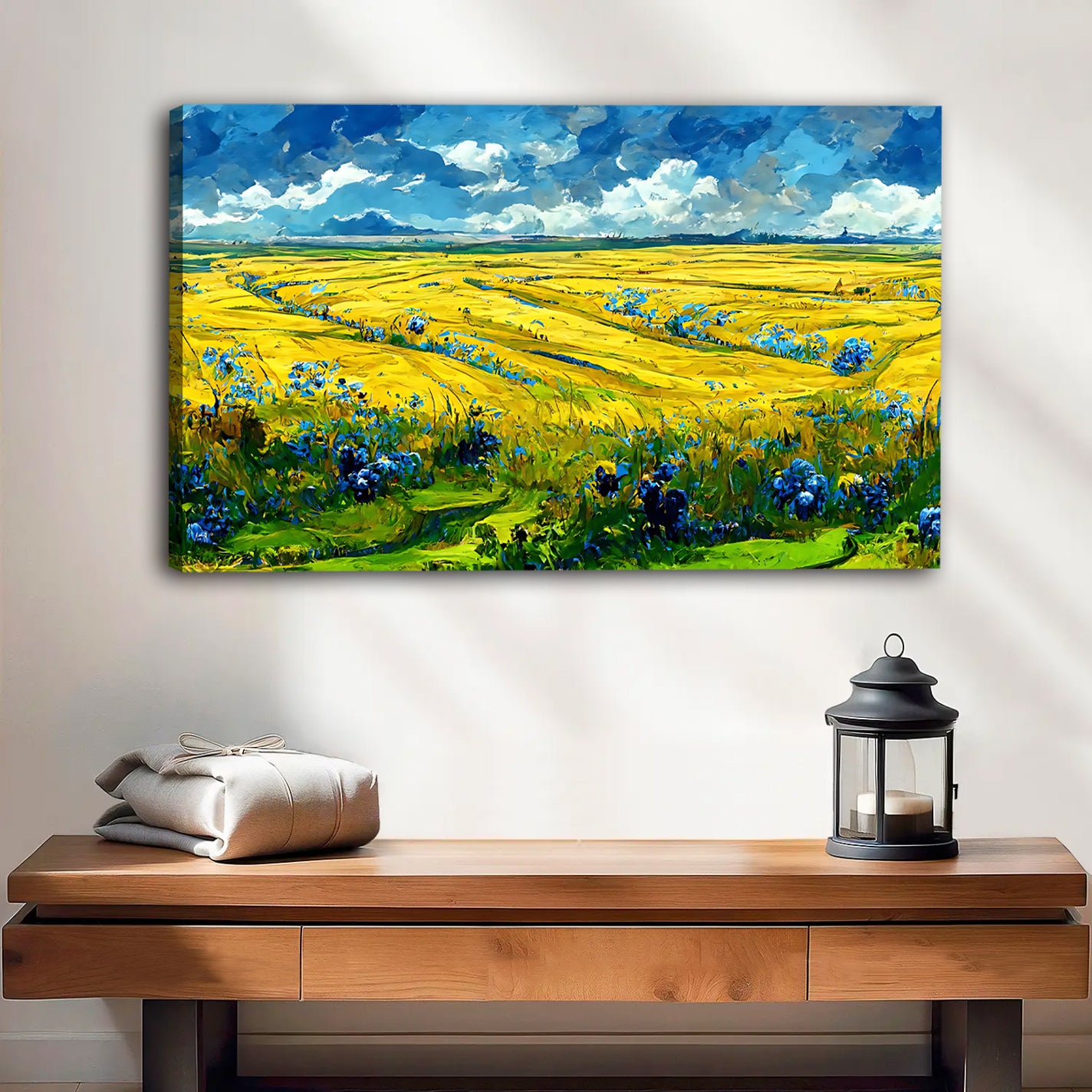 Oil Painting Landscape Art - Canvas Wall Art - Landscape Design Living Room Decor |Liberty Signs #HZ004