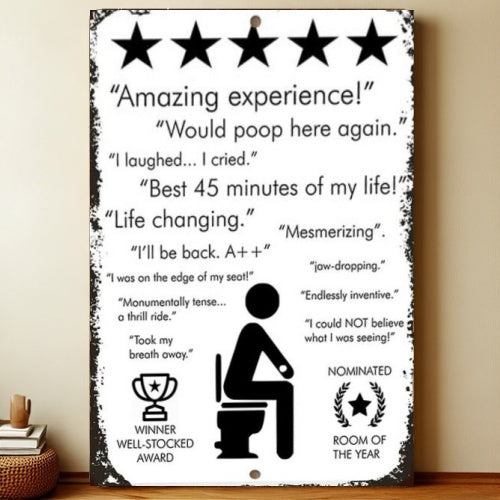 8x12 Funny Quote Metal Sign – Hilarious Tin Wall Art for Office & Garage | Liberty Signs #9050