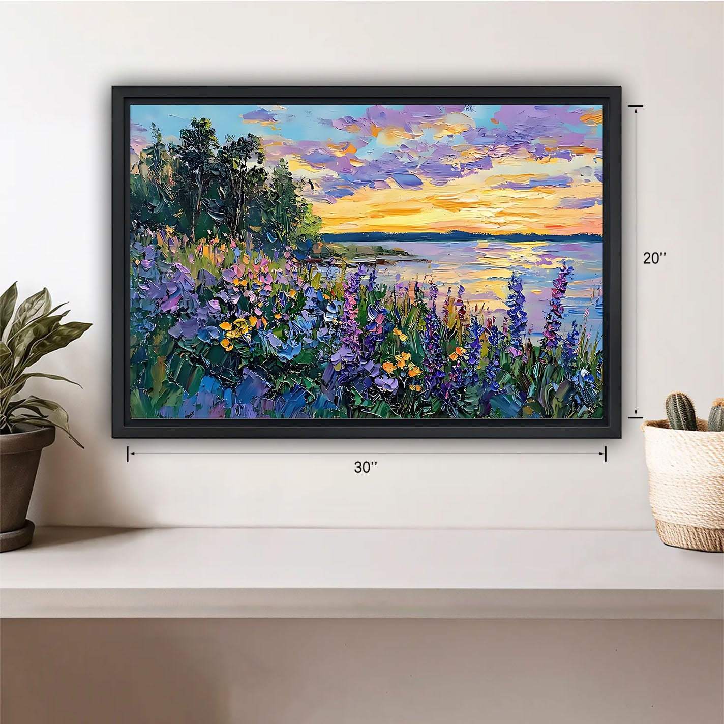 Oil Painting Landscape Art - Canvas Wall Art - Landscape Design Living Room Decor| Liberty Signs #HZ025