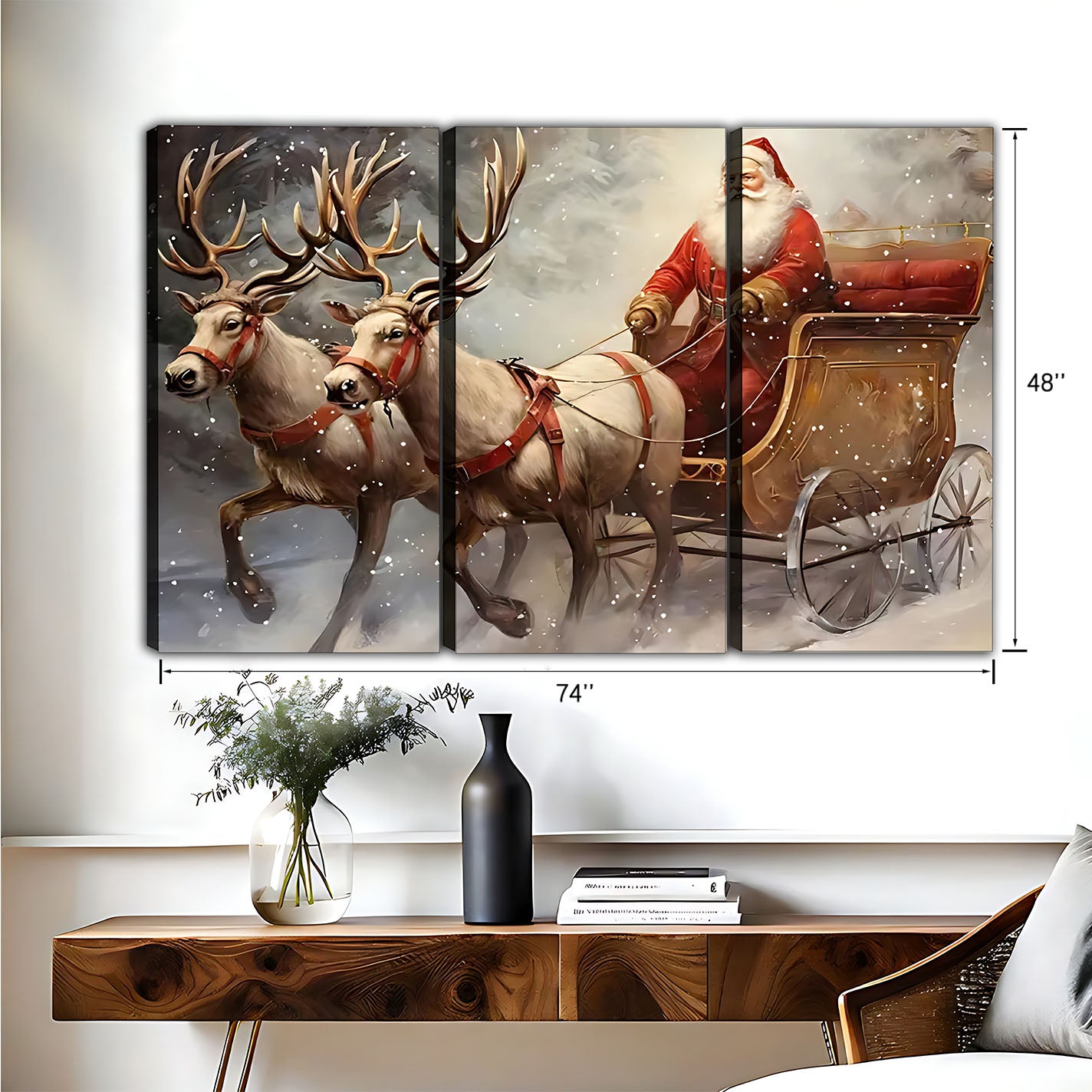 Christmas Wall Art – Festive Canvas Decor for Holiday Homes | Liberty Signs #HZ045