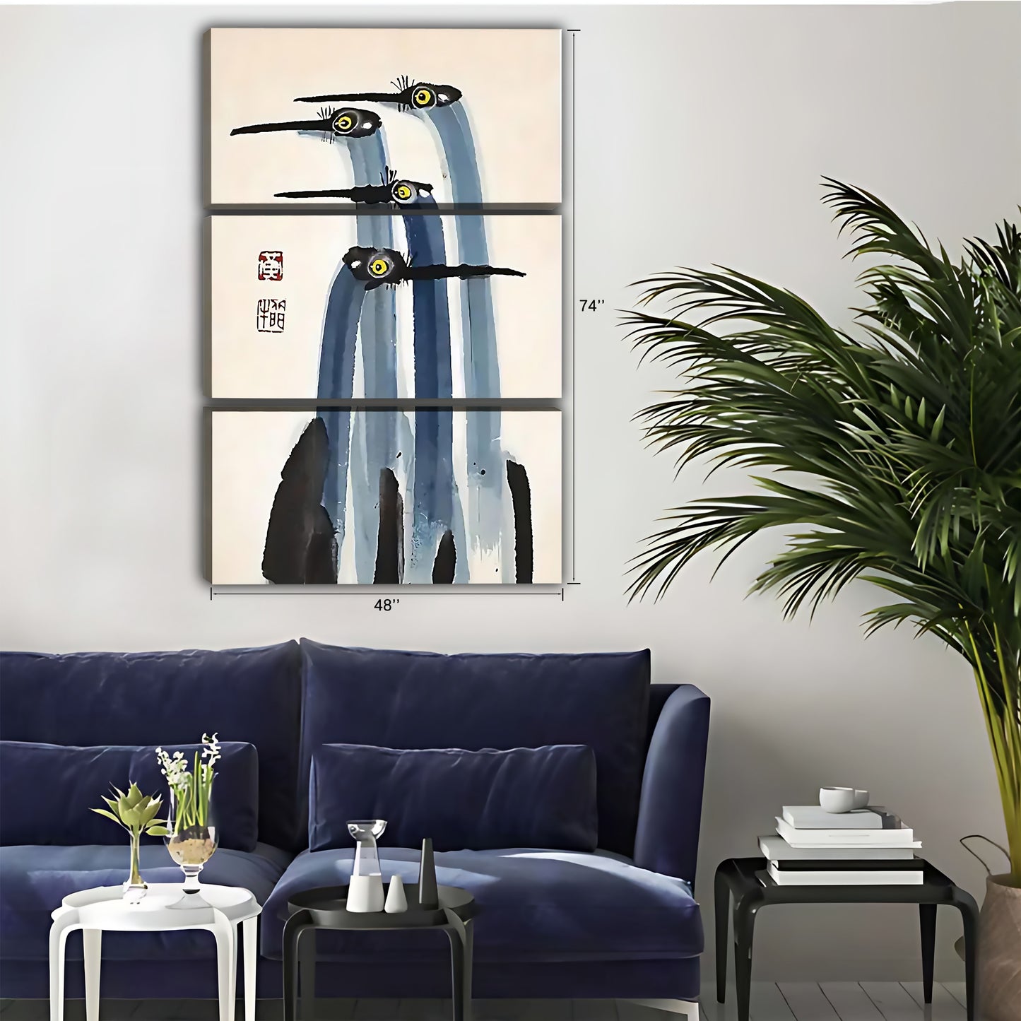 12x18 Beige Boho Framed Wall Art – Neutral Decorative Print for Bedroom or Gallery | Liberty Signs #M20045