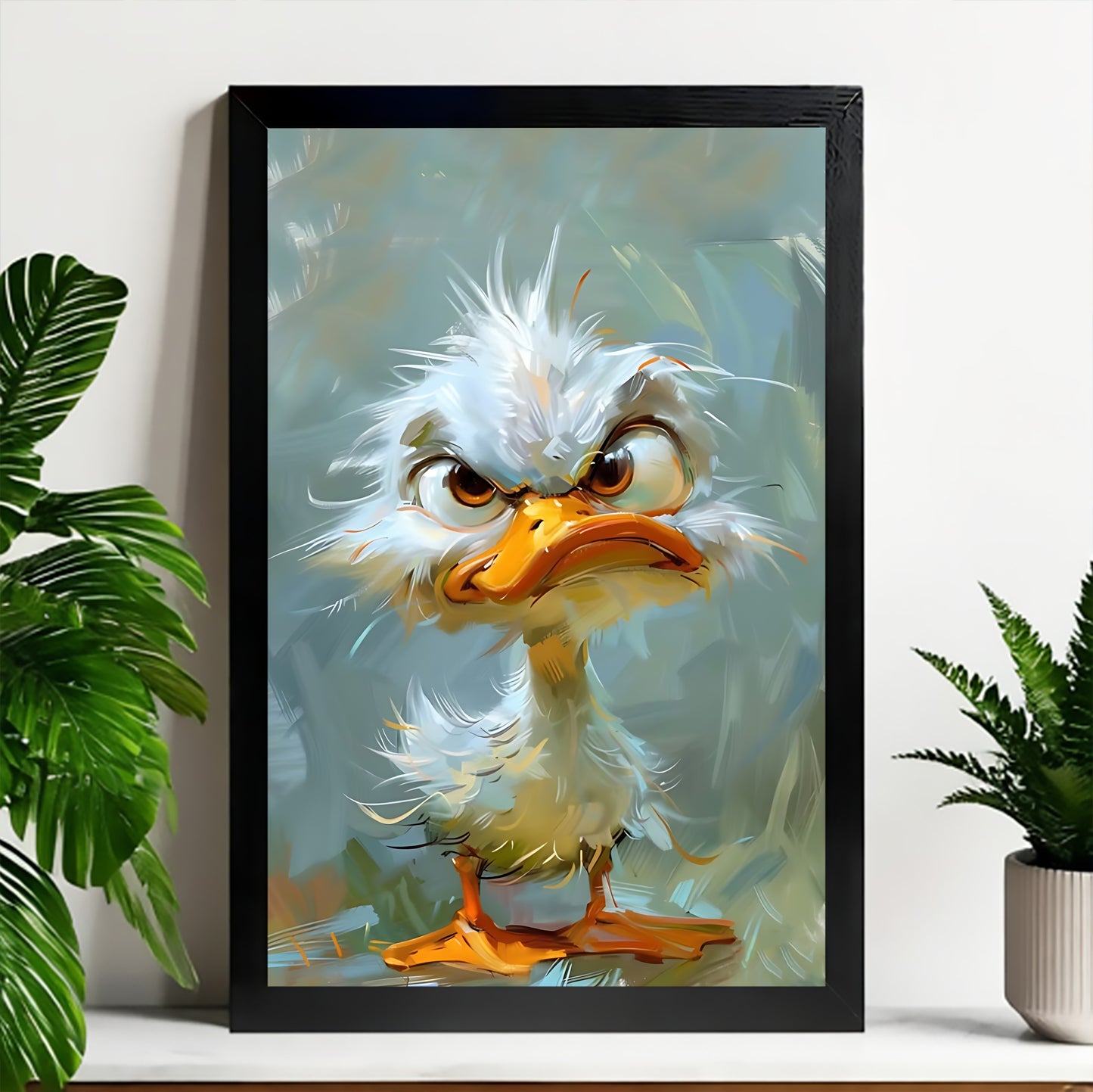 Neutral Abstract Framed Wall Art – Minimalist Line Art for Office or Studio | Liberty Signs#M3566