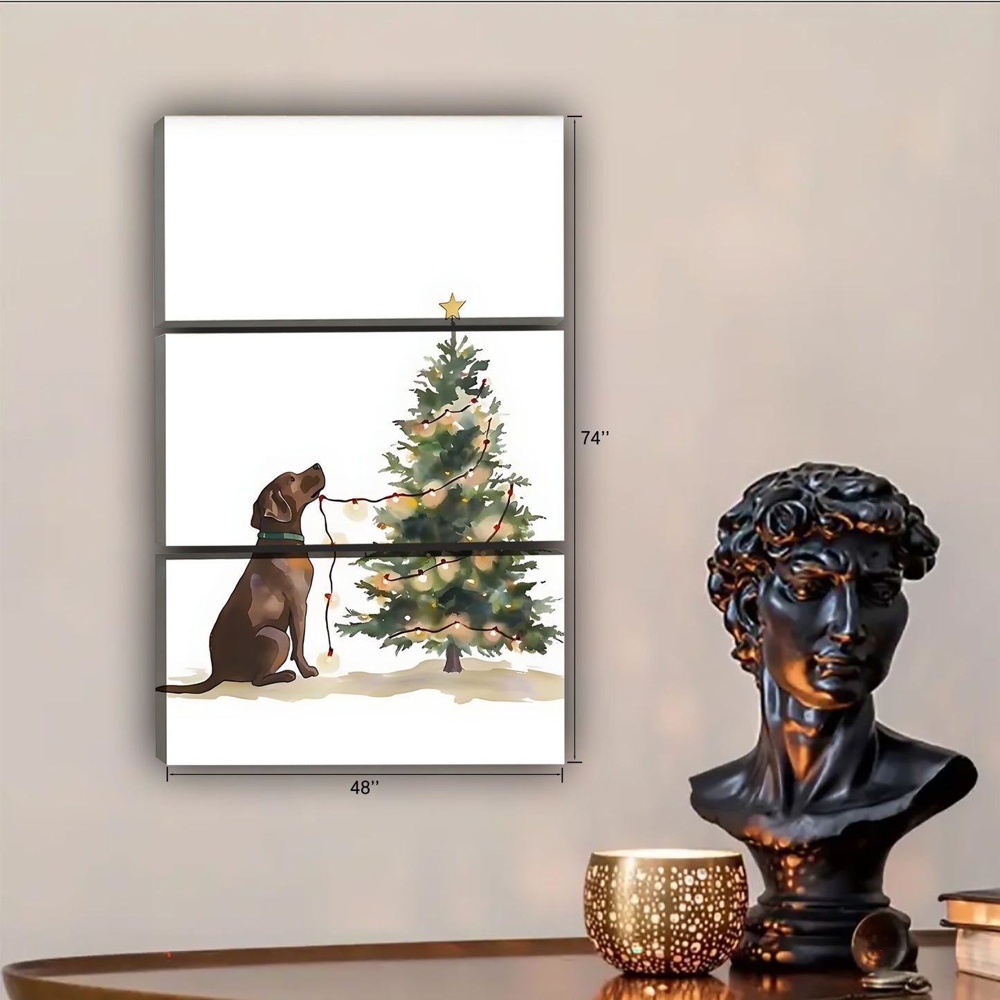 Christmas Wall Art – Festive Canvas Decor for Holiday Homes | Liberty Signs #SZ155