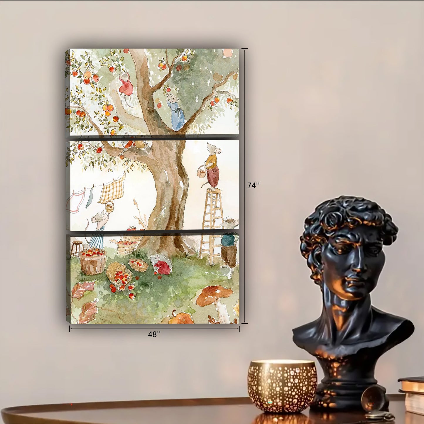 Neutral Abstract Framed Wall Art – Minimalist Line Art for Office or Studio | Liberty Signs #SZ228