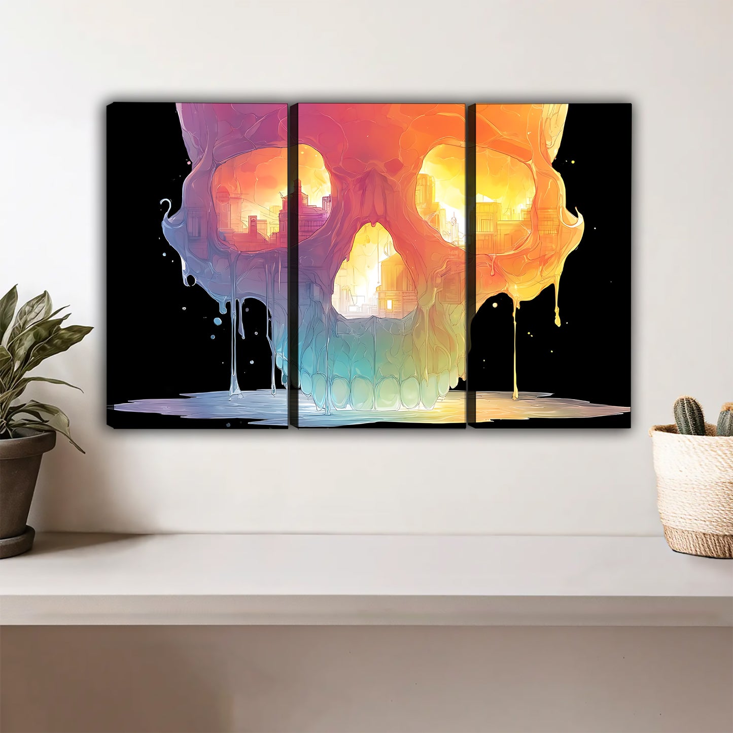 Halloween Collection - Canvas Wall Art - Holiday Living Room Decor | Liberty Sign #HZ016