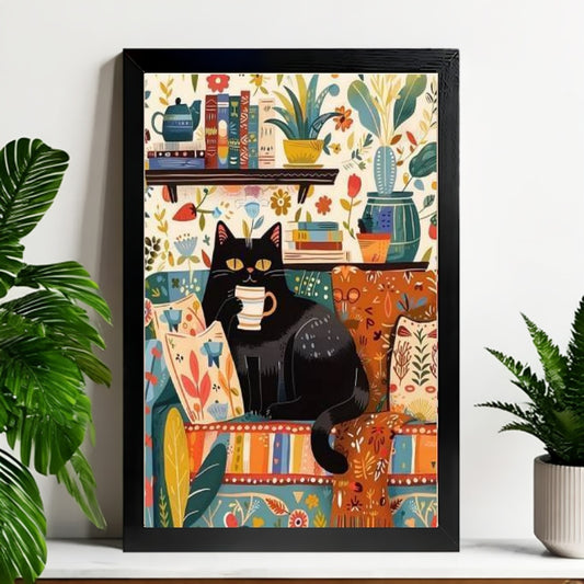 12x18 Beige Boho Framed Wall Art – Neutral Decorative Print for Bedroom or Gallery | Liberty Signs #M20048