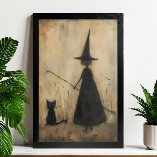 12x18 Beige Boho Framed Wall Art – Neutral Decorative Print for Bedroom or Gallery | Liberty Signs #M20051