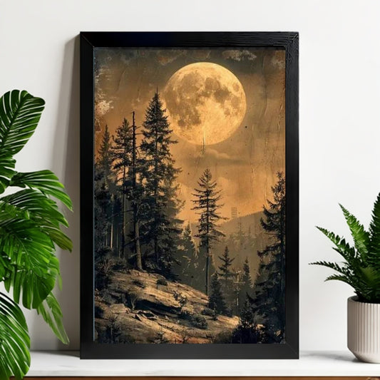 12x18 Beige Boho Framed Wall Art – Neutral Decorative Print for Bedroom or Gallery | Liberty Signs #M20046
