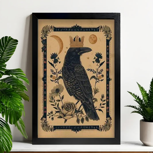 12x18 Beige Boho Framed Wall Art – Neutral Decorative Print for Bedroom or Gallery | Liberty Signs #M20047