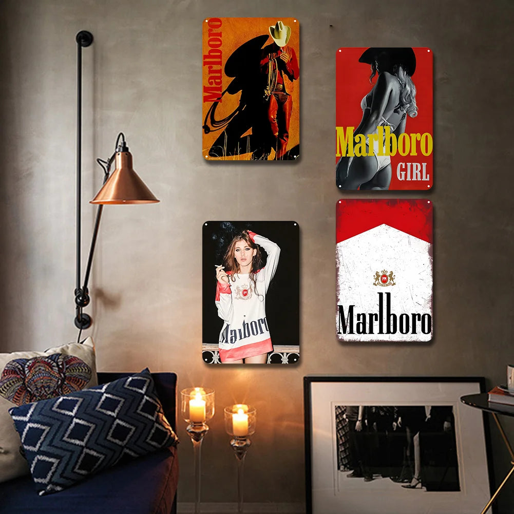 8x12 Pin-Up Girl Metal Sign – Retro Tin Wall Art for Garage & Bar Decor | Liberty Signs #ZH3002