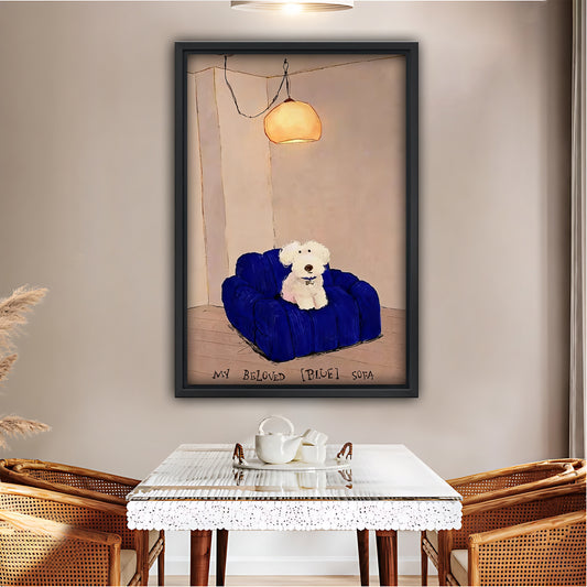Cozy Puppy Wall Art Print|Liberty Signs #L508