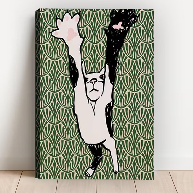 Cheering French Bulldog Art Print| Liberty Signs #L1620
