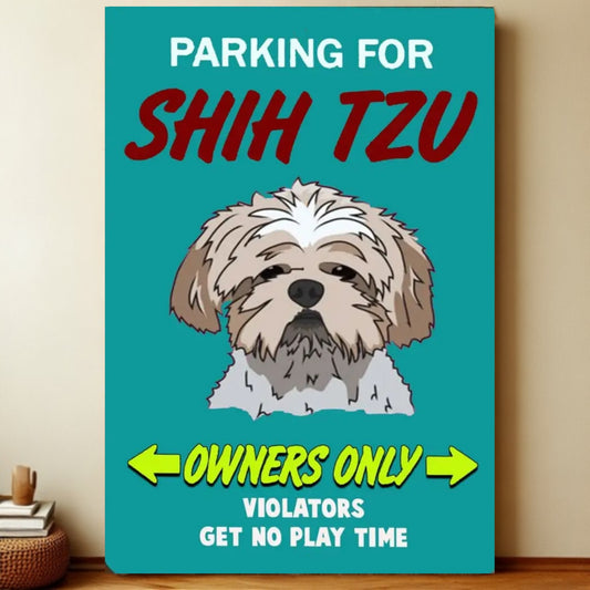 8x12 Funny Dog Metal Sign – Vintage Tin Wall Art for Pet Lovers & Homes | Liberty Signs #1001