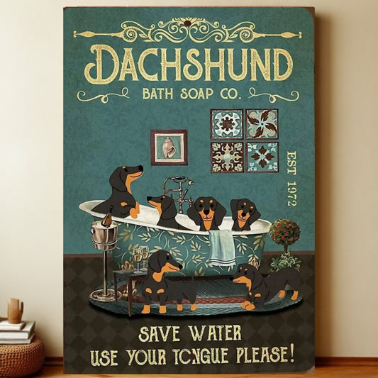 8x12 Funny Dog Metal Sign – Vintage Tin Wall Art for Pet Lovers & Homes | Liberty Signs #1003
