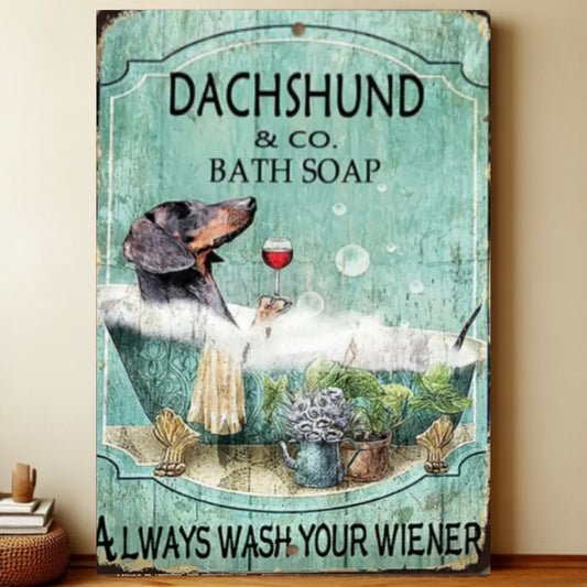 8x12 Funny Dog Metal Sign – Vintage Tin Wall Art for Pet Lovers & Homes | Liberty Signs #1026